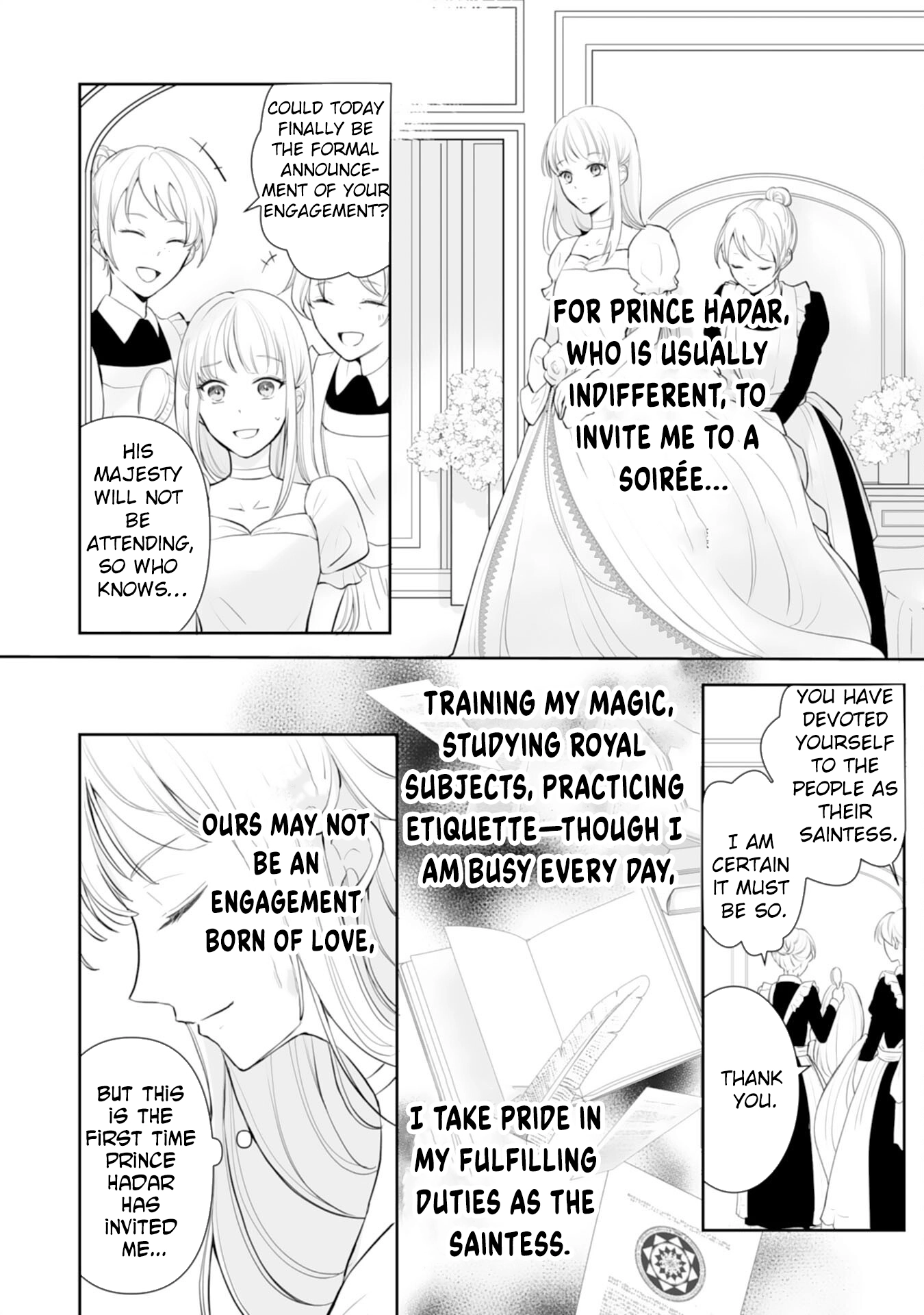 You Cast Me Aside Like a Saintess, Now You Want Me Back. Chapter 1 - . Page 6